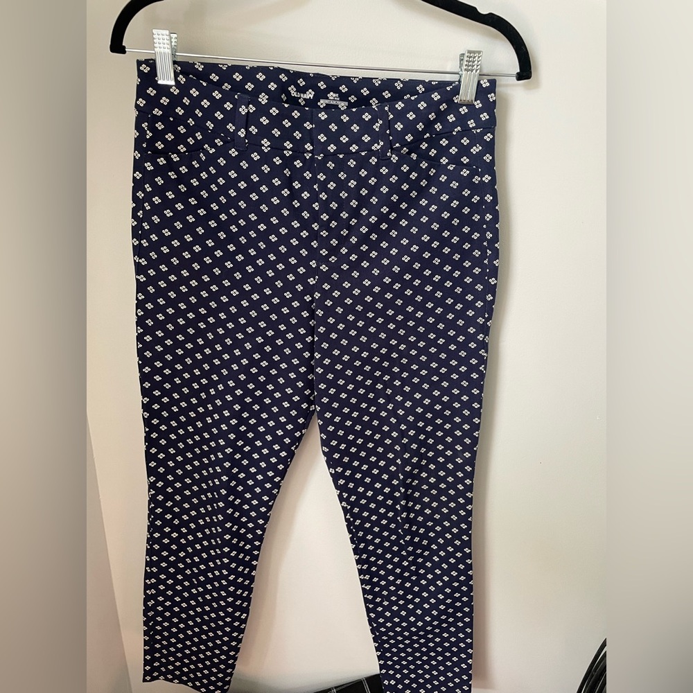 Blue & white pixie pants - Old Navy, size 4, high rise